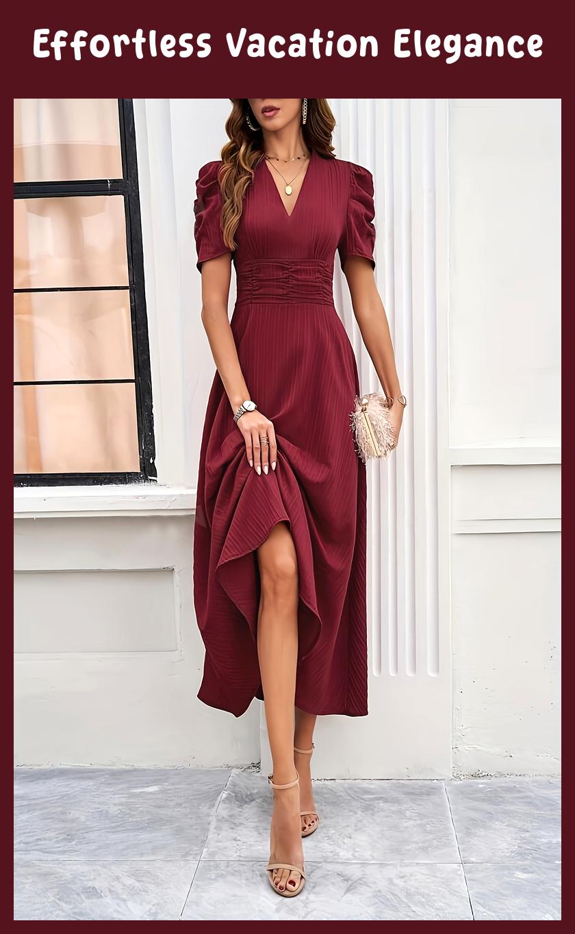Elegant Vacation Dress